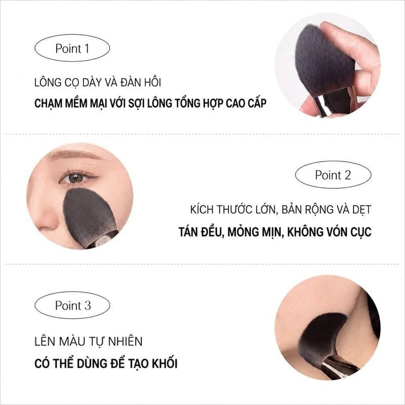 Cọ Phủ Phấn Bản Lớn Piccasso #128 Powder Brush