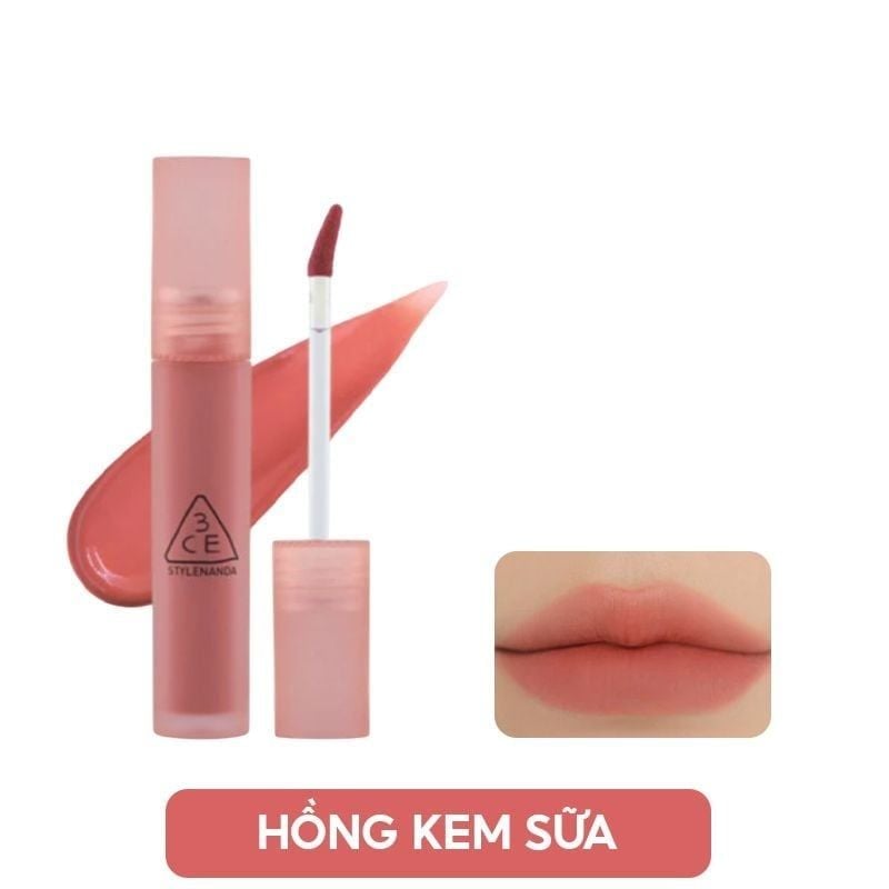 (TEST) Son Kem Lì 3CE Mịn Mượt Nhẹ Môi Blur Water Tint 4.6g