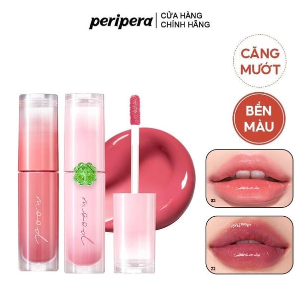  Son Tint Bóng Peripera Cho Môi Căng Mọng Ink Mood Glowy Tint 4g 