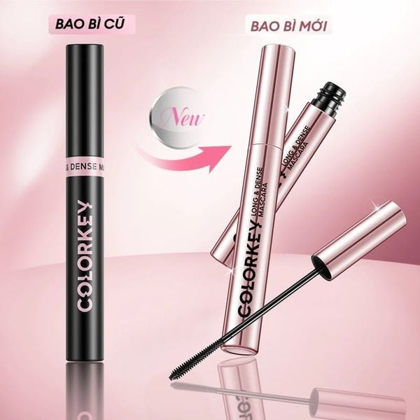  Mascara Colorkey Giúp Mi Dài & Cong Tự Nhiên 