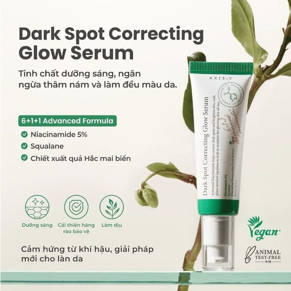  Serum Axis-Y Hỗ Trợ Dưỡng Sáng & Giảm Thâm Dark Spot Correcting Glow Serum 50ml 