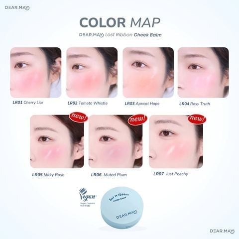 [SALE] Má Hồng Dạng Kem Dearmay Thuần Chay Lost Ribbon Cheek Balm 4g