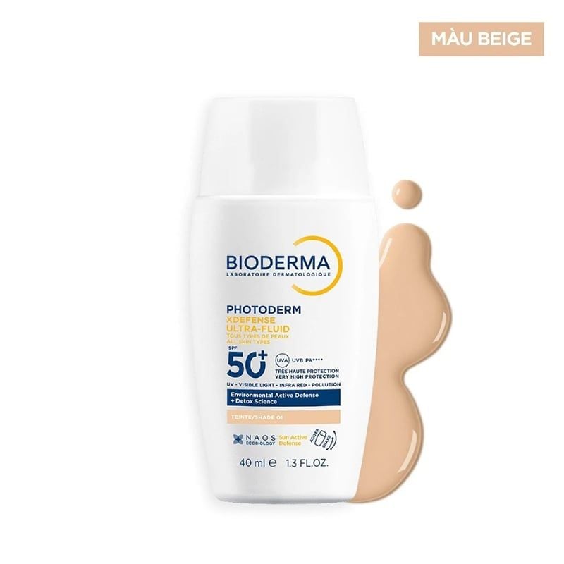 Sữa Chống Nắng Bioderma Phổ Rộng Photoderm Xdefense Ultra-Fluid SPF50+/PA++++ 40ml