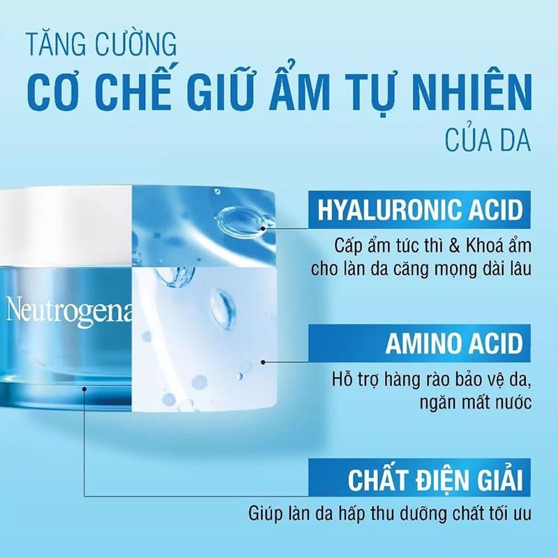 Kem Dưỡng Ẩm Neutrogena Giúp Cấp Nước Hydro Boost Water Gel