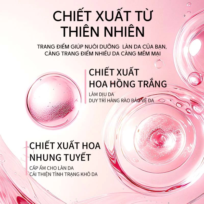 Phấn Nước Hexze Hỗ Trợ Chống Nắng Kèm Phấn Phủ 2in1 Long Lasting Sunscreen Double Cushion Foundation Natural SPF25 Pa+++ 13g + 6.5g