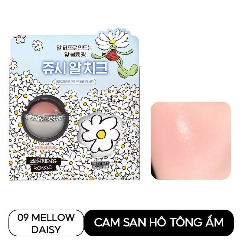 Má Hồng Kem Romand Dạng Lăn, Căng Bóng Juicy Roll Cheek 8.4g