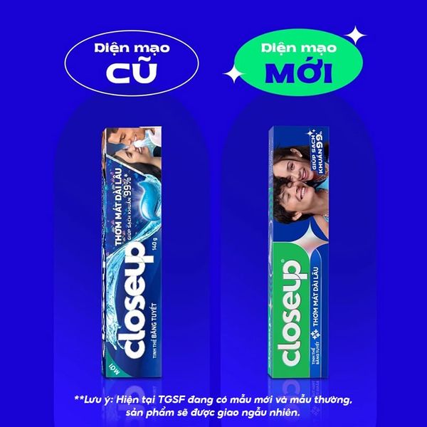  Kem Đánh Răng Closeup Thơm Mát Dài Lâu 230g 