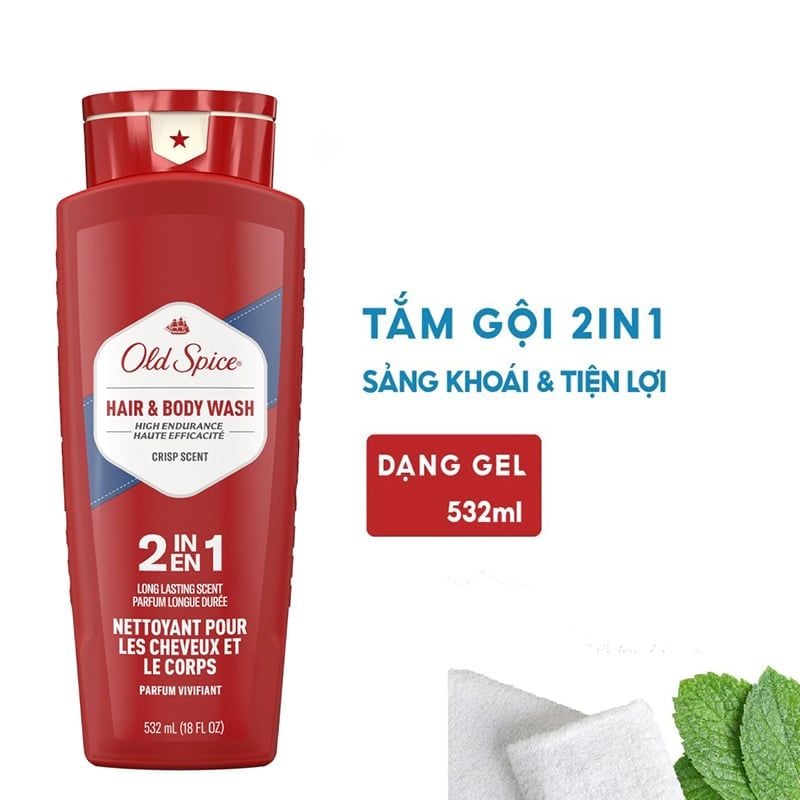 [532ml] Sữa Tắm Dành Cho Nam Old Spice High Endurance Body Wash