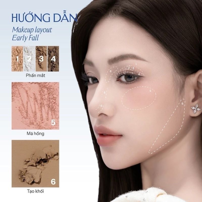Bảng Phấn Mắt 6 Ô Lemonade Đa Năng Aesthetic Multi-Task Palette
