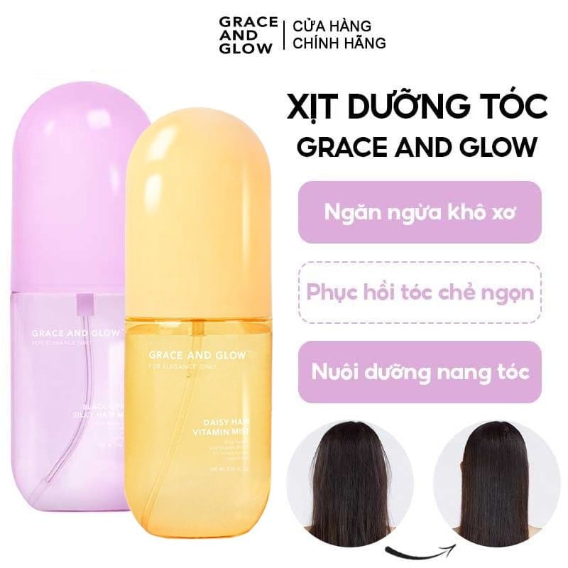 Xịt Dưỡng Tóc Hương Nước Hoa Grace And Glow Hair Mist 100ml