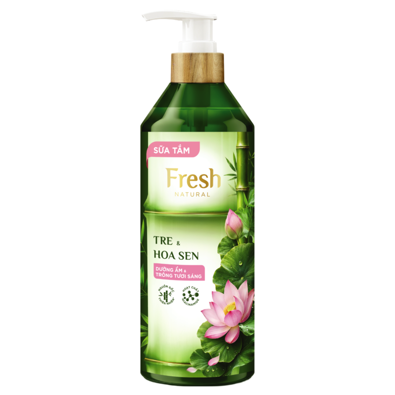 Sữa Tắm Fresh Natural Chiết Xuất Tre Hỗ Trợ Làm Sạch, Duy Trì Độ Đàn Hồi Và Giúp Da Mềm Mịn 700g