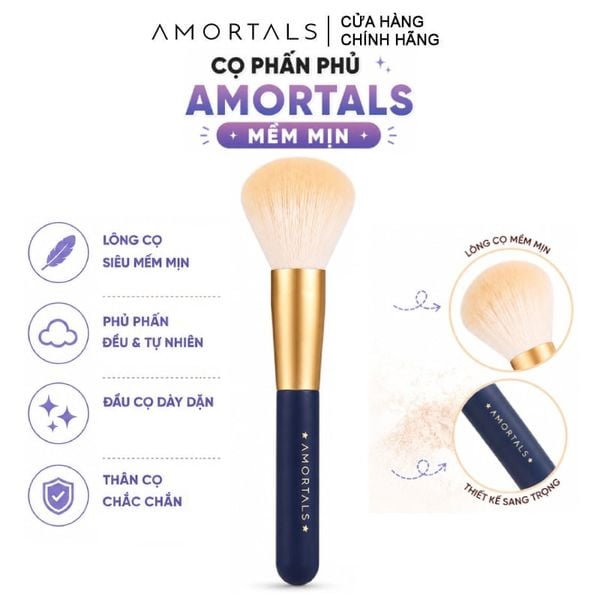  Cọ Phấn Phủ Mềm Mịn Amortals Ultra-Fine Silk Mist Loose Powder Brush 