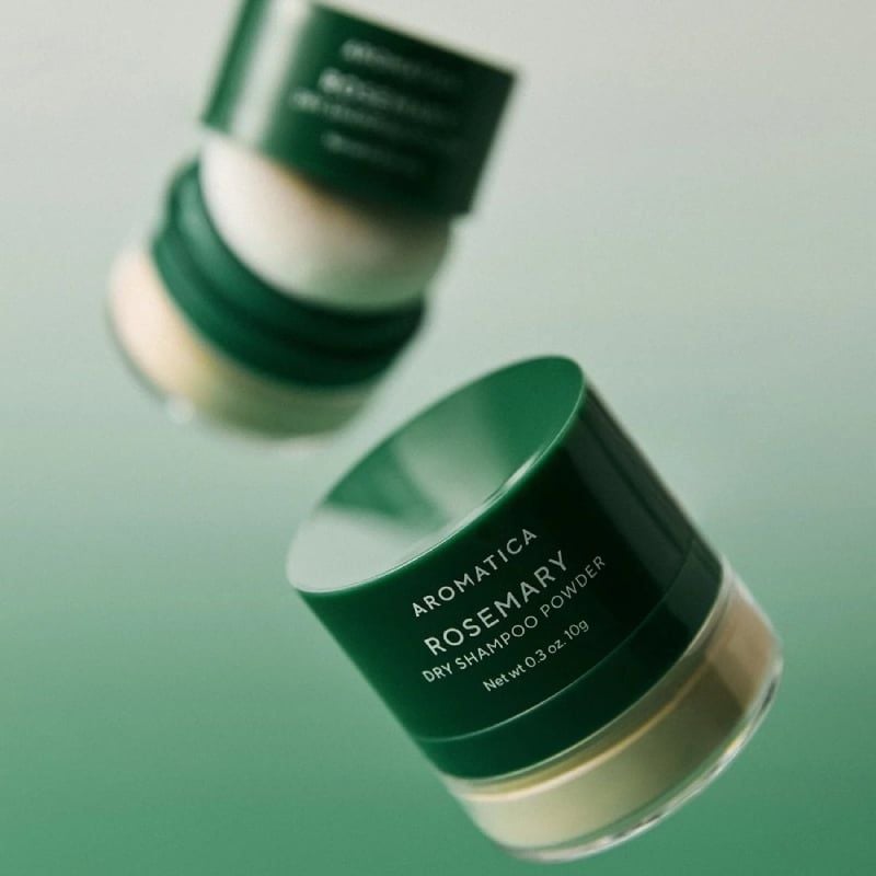 Phấn Gội Khô Hương Thảo Aromatica Rosemary Dry Shampoo Powder 10g