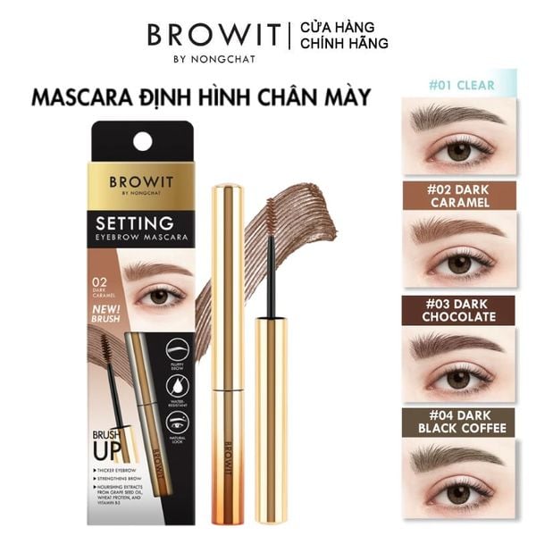  Mascara Định Hình Chân Mày Browit Setting Eyebrow Mascara 2g 