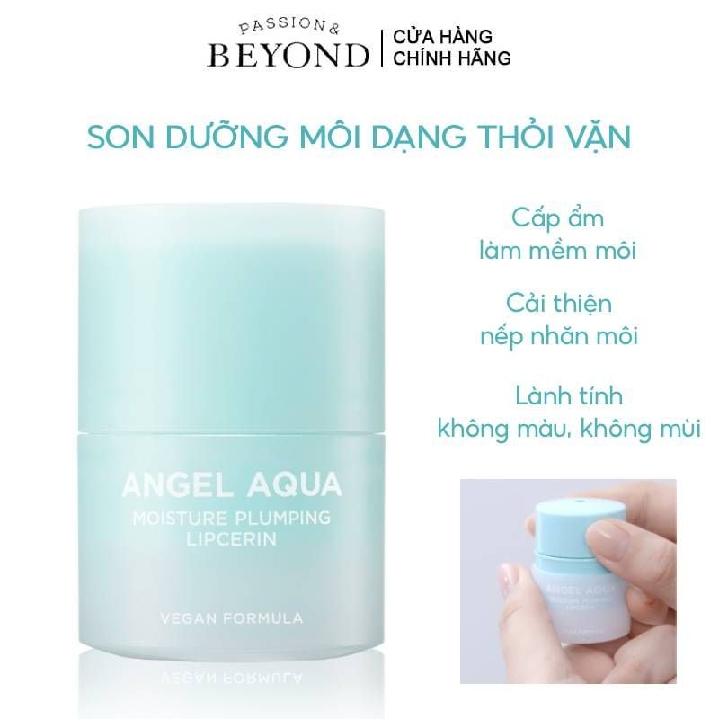 Son Dưỡng Môi Dạng Thỏi Vặn Beyond Angel Aqua Moisture Plumping Lipcerin 15ml