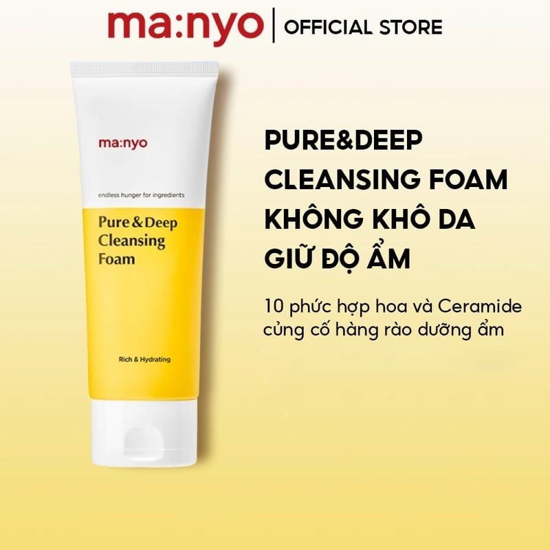 Sữa Rửa Mặt Ma:nyo Pure&Deep Cleansing Foam 120ml