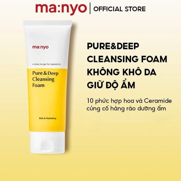  Sữa Rửa Mặt Ma:nyo Pure&Deep Cleansing Foam 120ml 