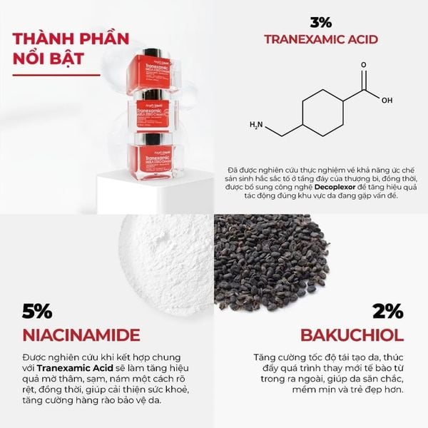  Kem Dưỡng Angel's Liquid Cải Thiện Thâm Nám Tranexamic Mela Zero Cream 50ml (Red Version) 