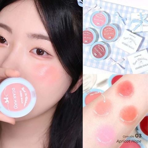 [SALE] Má Hồng Dạng Kem Dearmay Thuần Chay Lost Ribbon Cheek Balm 4g