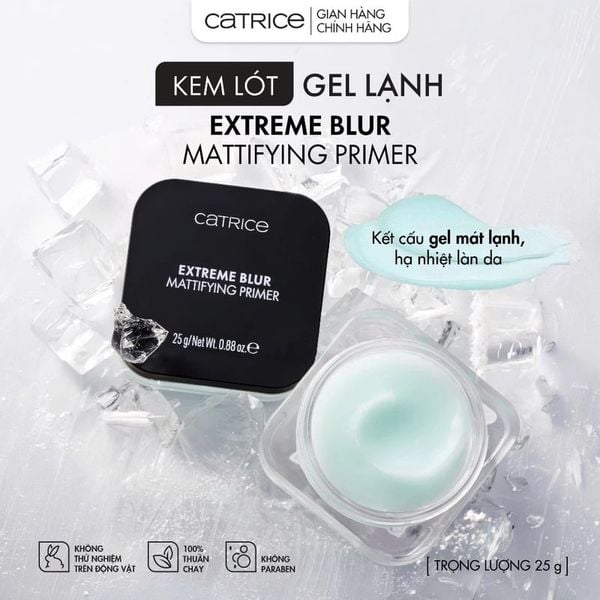  Kem Lót Catrice Gel Lạnh Extreme Blur Mattifying Primer 25g 