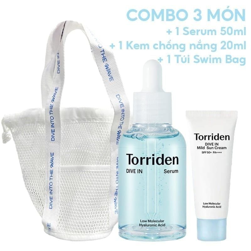 (TEST) Serum Torriden Thuần Chay Cấp Ẩm, Làm Dịu Da Torriden Dive-In Low Molecular Hyaluronic Acid Serum 50ml