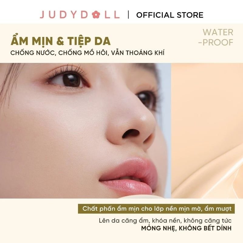 (Ver 2.0) Phấn Nước Judydoll Kiềm Dầu, Che Phủ Tốt Long Wearing Cushion 14g