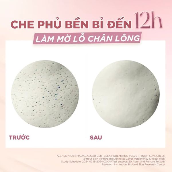  Kem Chống Nắng Skin1004 Madagascar Centella Poremizing Velvet Finish Sunscreen SPF50+ PA++++ 50ml 
