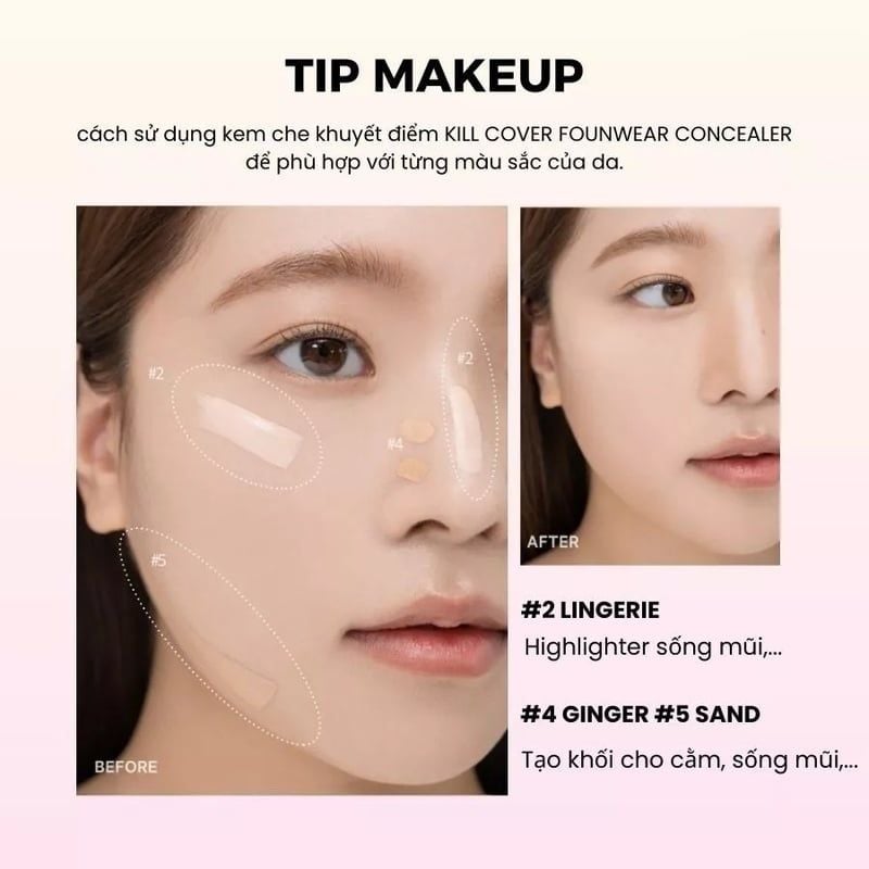 Kem Che Khuyết Điểm Clio Kill Cover Founwear Concealer 6g