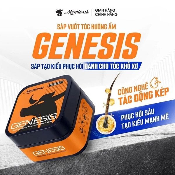 Sáp Vuốt Tóc Hướng Ẩm Menitems Genesis Profesional Nourishing Hair Wax 50g 