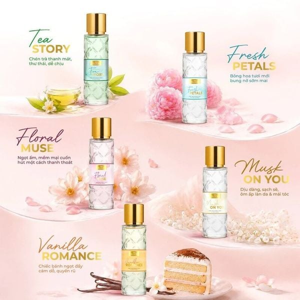  Xịt Thơm Tóc & Cơ Thể Cindy Bloom Fine Fragrance Mist For Hair & Body Cindy Bloom 210ml 