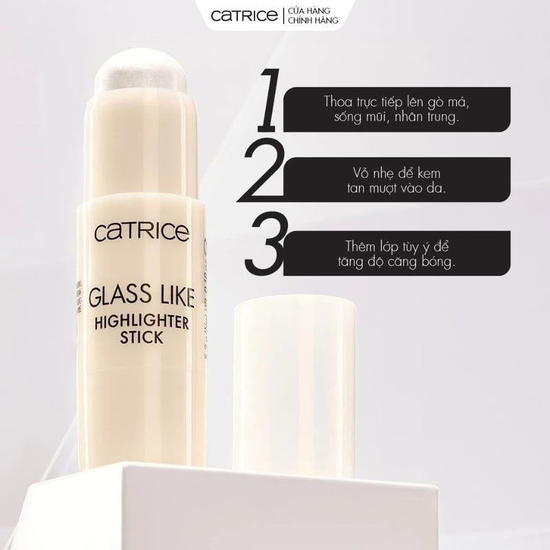 Phấn Nhũ Bắt Sáng Dạng Thỏi Catrice Glass Like Highlighter Stick 5.3g