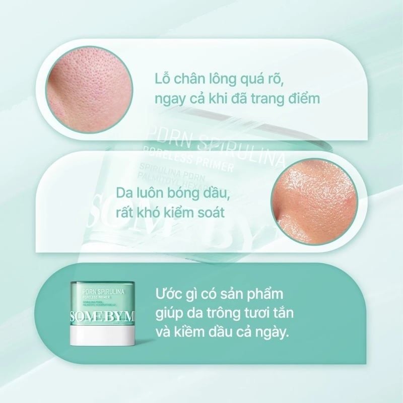 Kem Lót Some By Mi PDRN Spirulina Poreless Primer 10g