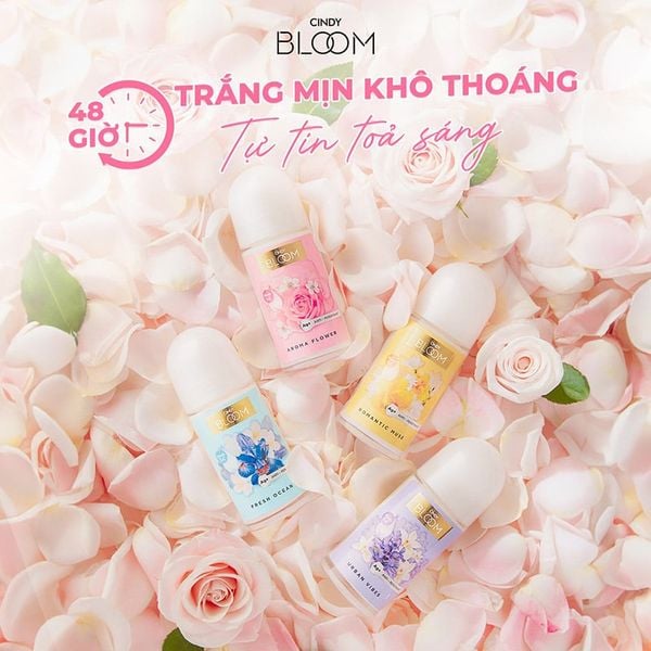  Lăn Khử Mùi Hương Nước Hoa Dành Cho Nữ Cindy Bloom Deodorant roll-on 50ml 
