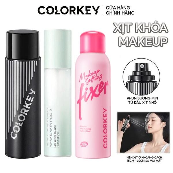  Xịt Khóa Makeup Colorkey Lâu Trôi Spray 100ml 