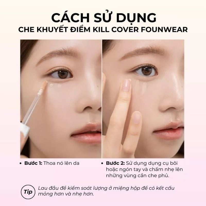 Kem Che Khuyết Điểm Clio Kill Cover Founwear Concealer 6g