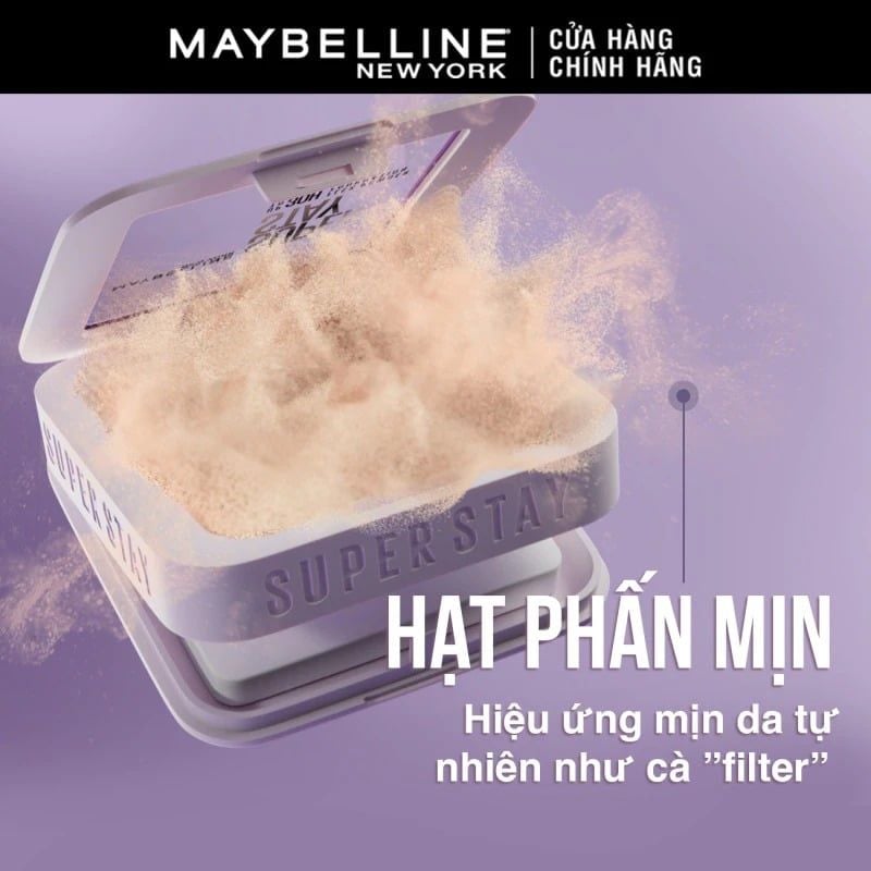 Phấn Phủ Nền Linh Hoạt Maybelline Che Phủ Mịn, Lâu Trôi, Kiềm Dầu Super Stay Up To 30H Flex Powder Foundation 9g