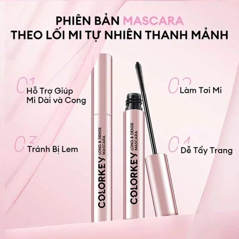 Mascara Colorkey Giúp Mi Dài & Cong Tự Nhiên