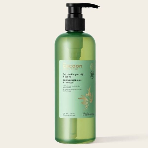  Gel Tắm Khuynh Diệp & Bạc Hà Cocoon Eucalyptus & Mint Shower Gel 