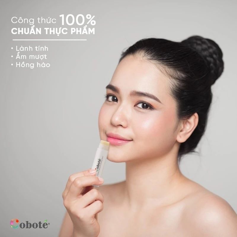 Son Dưỡng Môi Không Màu COBOTÉ Natural Lip Balm 5g