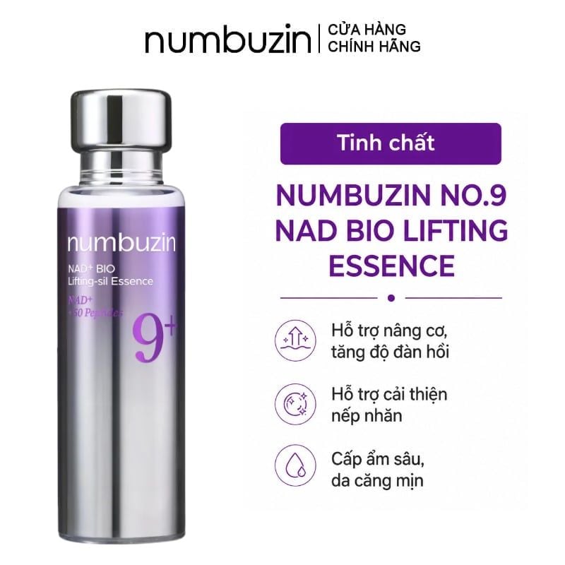 Tinh Chất numbuzin Hỗ Trợ Cải Thiện Lão Hóa Da No.9 NAD Bio Lifting Essence 50ml