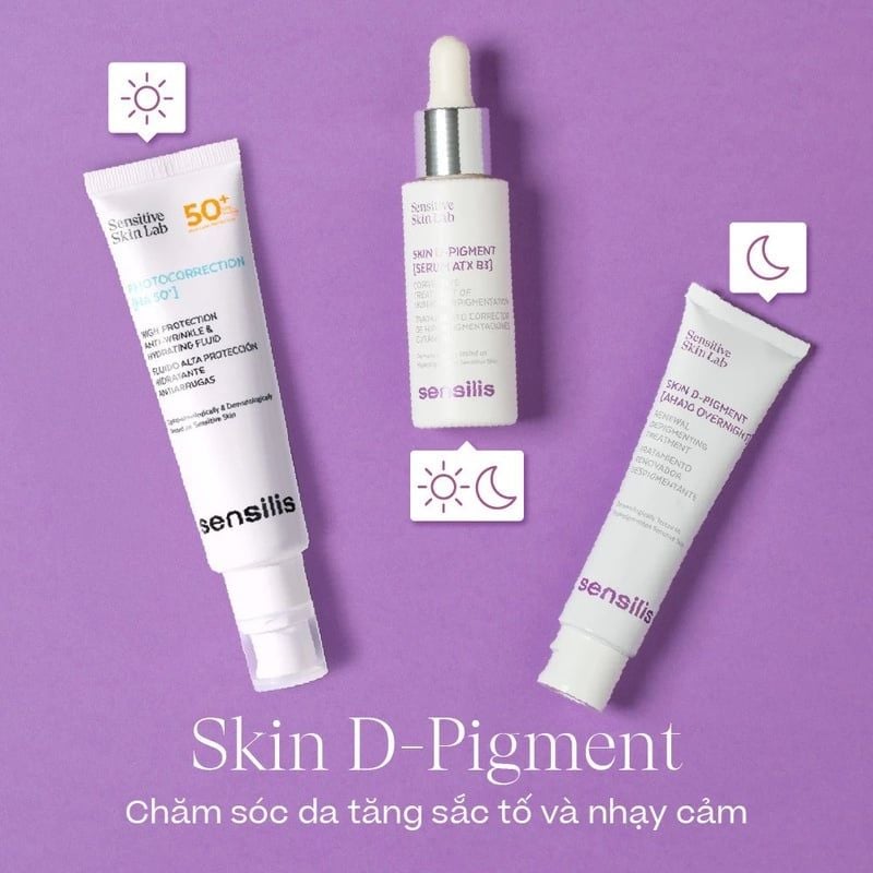 Serum Sensilis Hỗ Trợ Giảm & Ngăn Ngừa Thâm Nám, Làm Sáng Da Skin D-Pigment [Serum Atx B3] 30ml