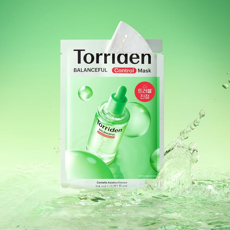 Mặt Nạ Làm Dịu, Kiểm Soát Da Torriden Balanceful Control Mask 24ml