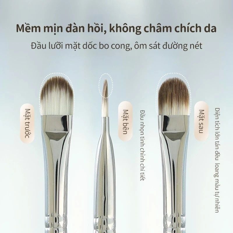 Cọ Che Khuyết Điểm Guoxiaoniu Rose Gold #398 Concealer Brush