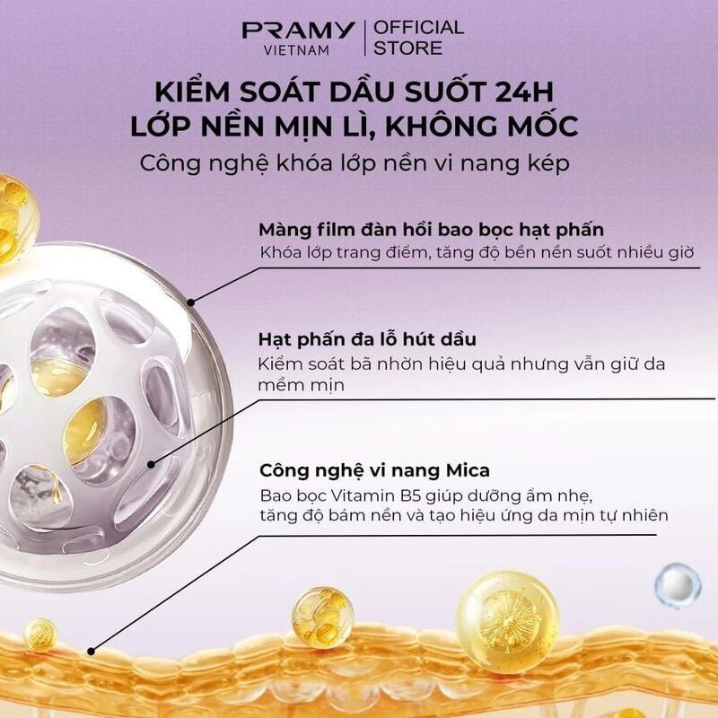 Phấn Phủ Pramy Dạng Bột Hiệu Chỉnh Sắc Da, Mỏng Nhẹ XL Dual-Color Loose Powder 28g