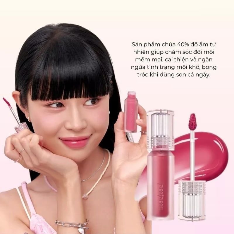 Son Tint Lâu Trôi, Bóng Nhẹ Peripera Water Bare Tint 3.7g