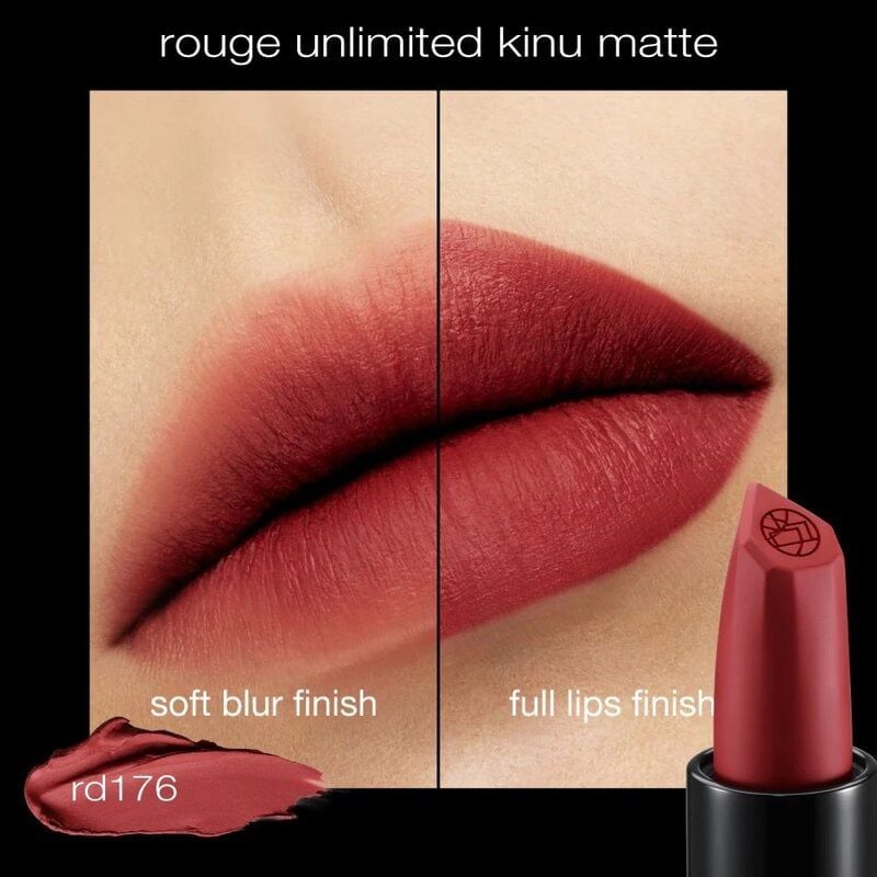 Son Thỏi Mịn Lì Lâu Trôi Shu Uemura Kinu Rouge Matte Lipstick 3.3g #KM RD 176