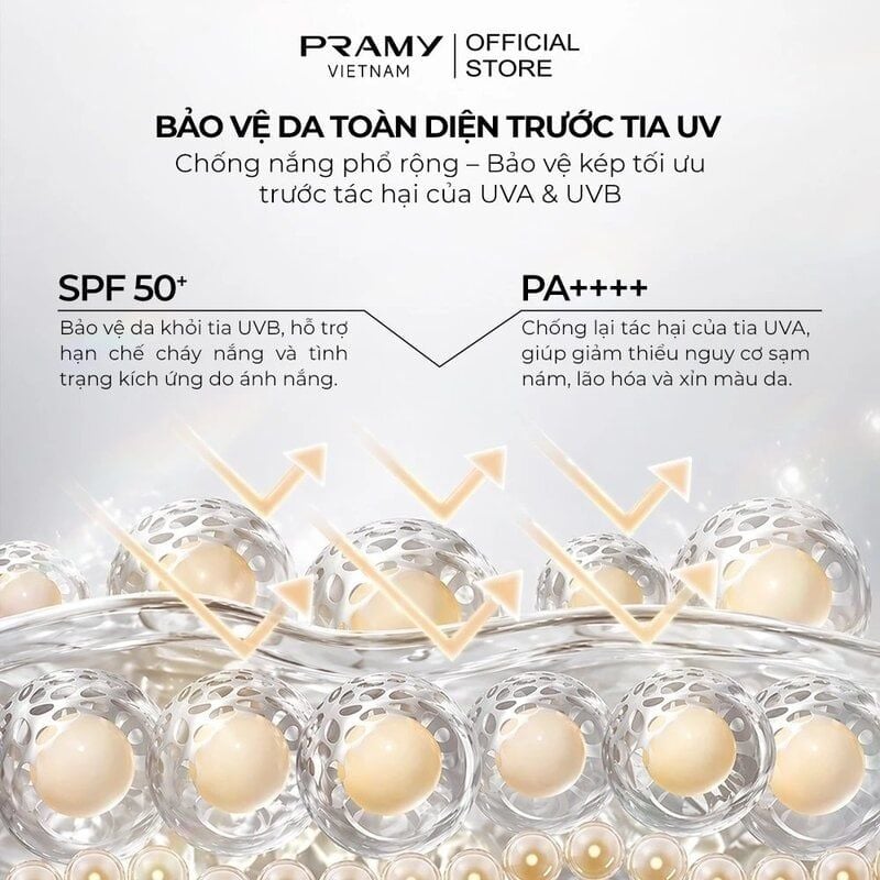 Phấn Phủ Pramy Chống Nắng Kiềm Dầu Flawless Uv Pressed Powder SPF50+ PA++++ 7g
