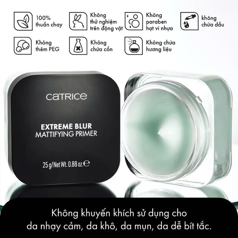 Kem Lót Catrice Gel Lạnh Extreme Blur Mattifying Primer 25g