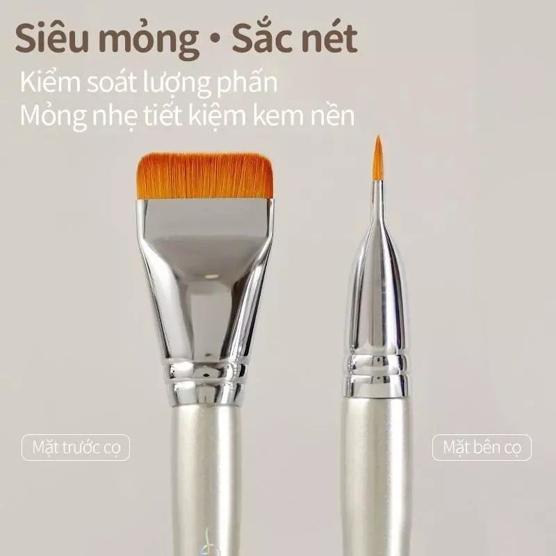 Cọ Tán Nền Đầu Dẹt Guoxiaoniu Rose Gold #370 Foundation Brush
