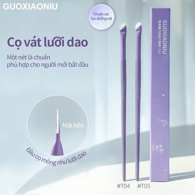 Cọ Kẻ Mắt Guoxiaoniu Bunny Eyeliner Brush - T05